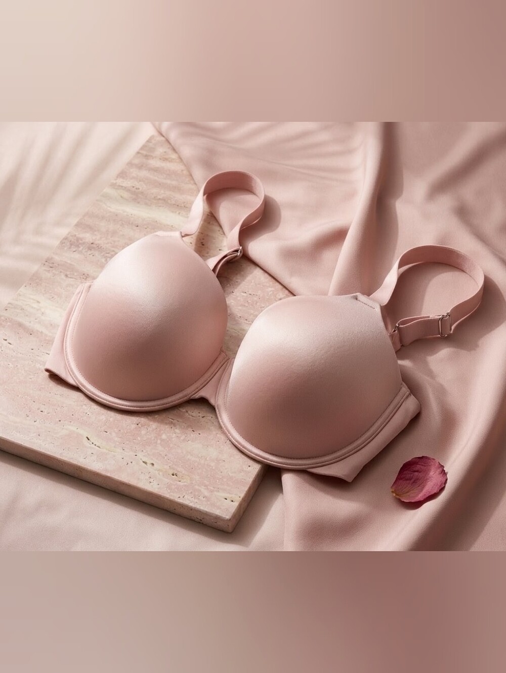 Secret Treasures Dusty Rose Nursing T-shirt Bra - Picture 1 of 1